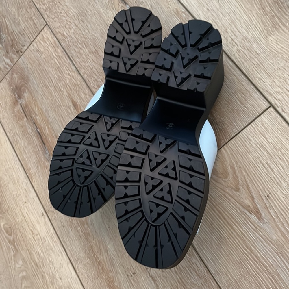 Y2k Cleated Chunky Open Toed Mules - image 3